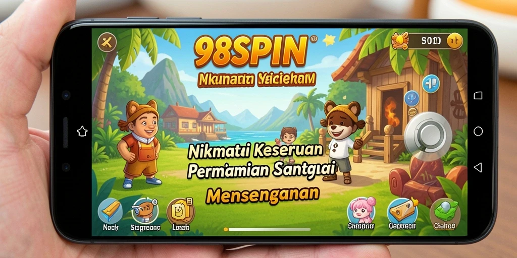 Tampilan menarik dari gameplay 98SPIN yang menghibur.