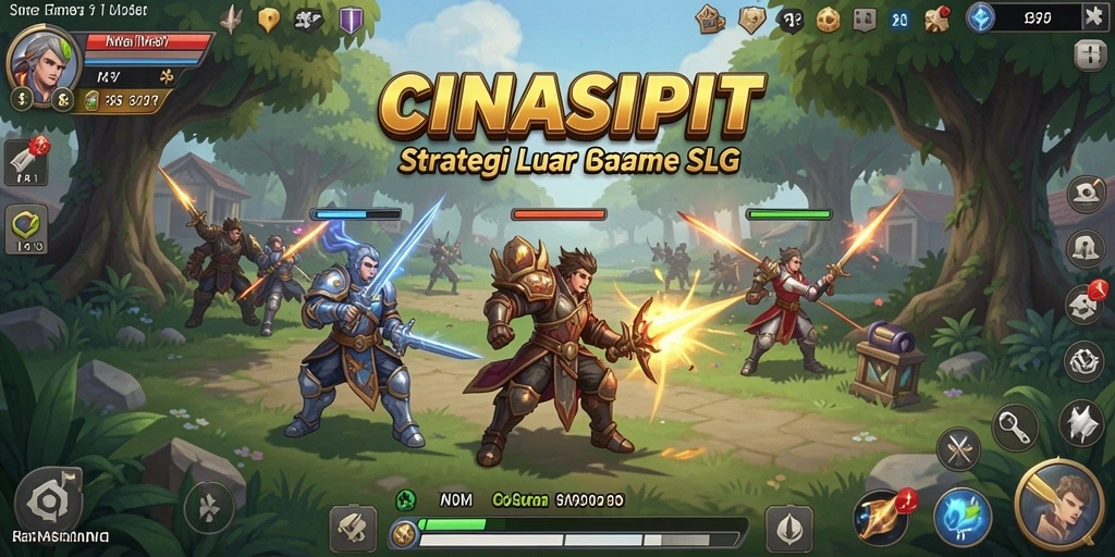 Tampilan gameplay CINASIPIT yang menggugah selera strategi.