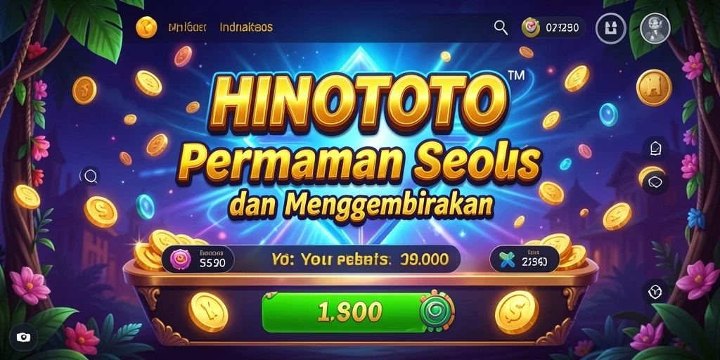Tampilan gameplay HINOTOTO yang seru dan menarik.