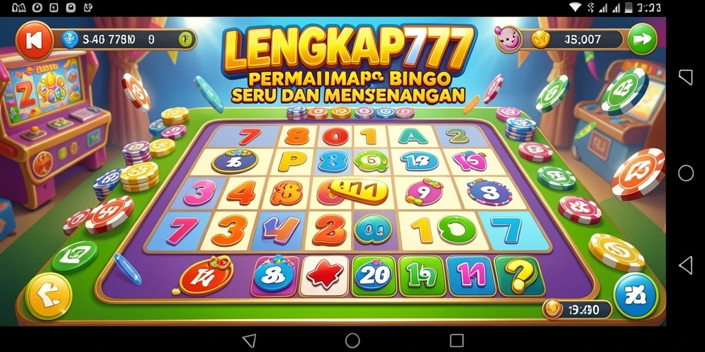 Tampilan utama gameplay Bingo yang seru dan menantang.
