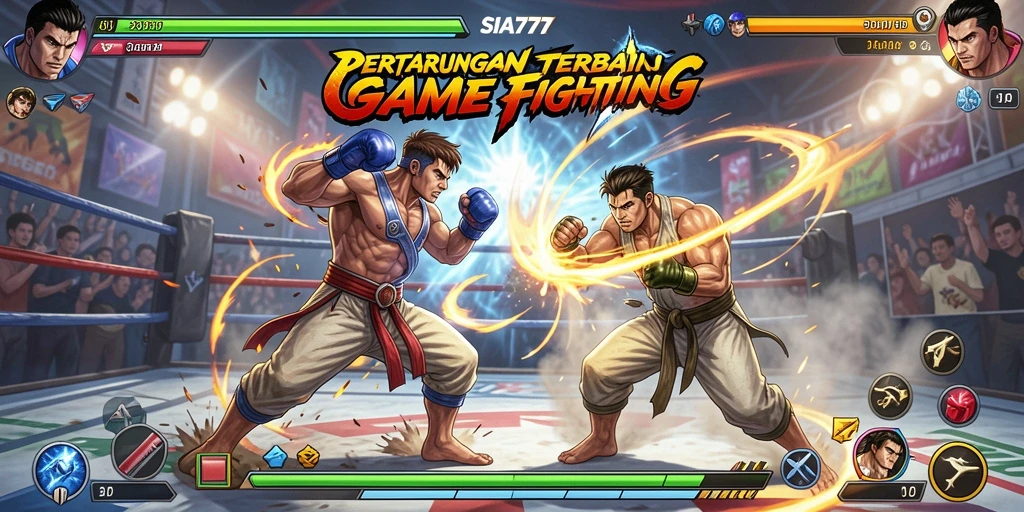 Gameplay SIA777 yang menegangkan dengan karakter unik dan arena bertarung.