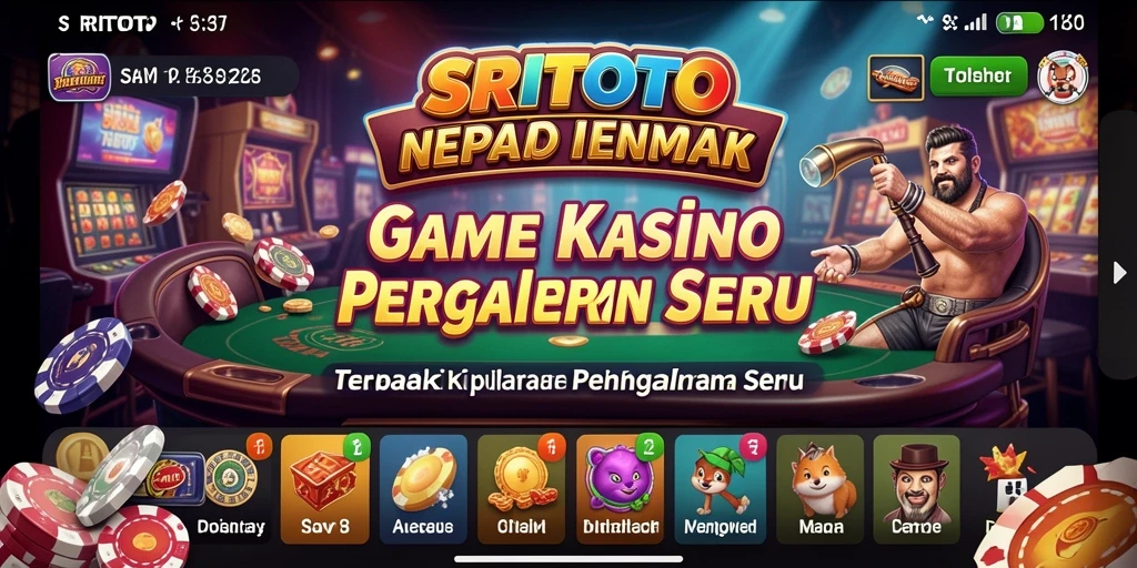 Tampilan gameplay kasino SRITOTO yang menarik dan mengasyikkan.